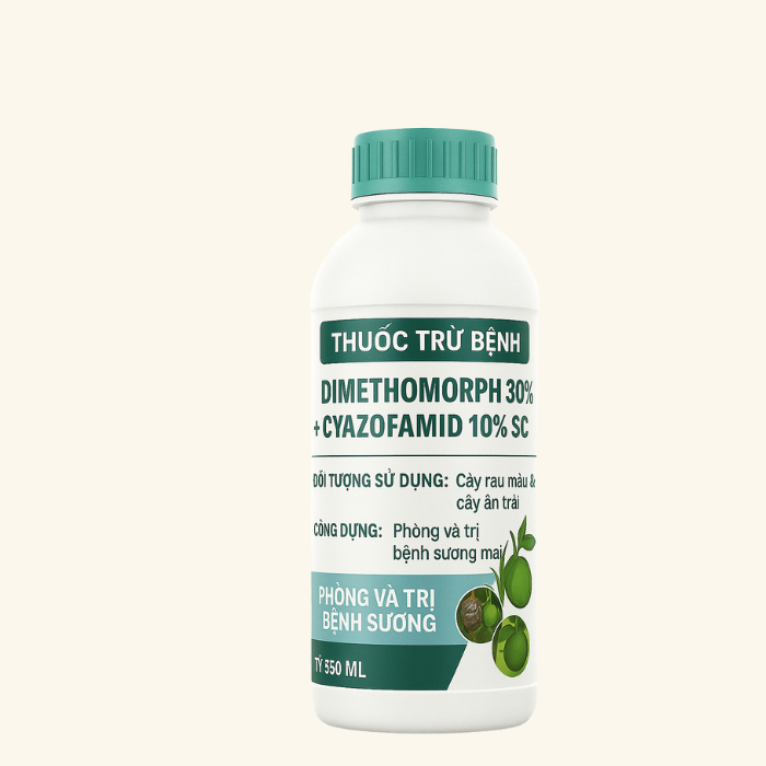Thuốc Trừ Bệnh DIMETHOMORPH 30% + CYAZOFAMID 10% SC